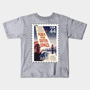 Plan 9 From Outer Space as a Stamp Kids T-Shirt